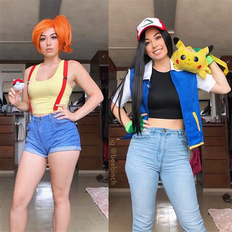Misty and Ashley Ketchum cosplays : pokemon