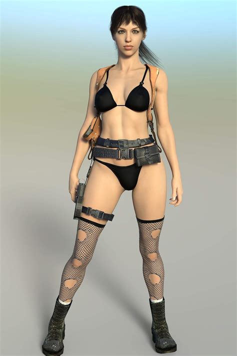 Quiet MGS5 (Test) 3D Render, Digital Art by Nazgulandy