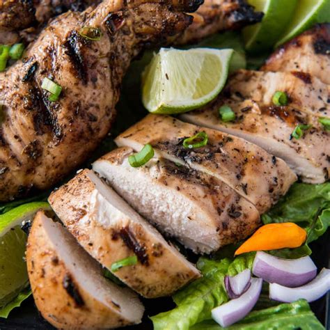 Grilled Jamaican Jerk Chicken Recipe | YellowBlissRoad.com