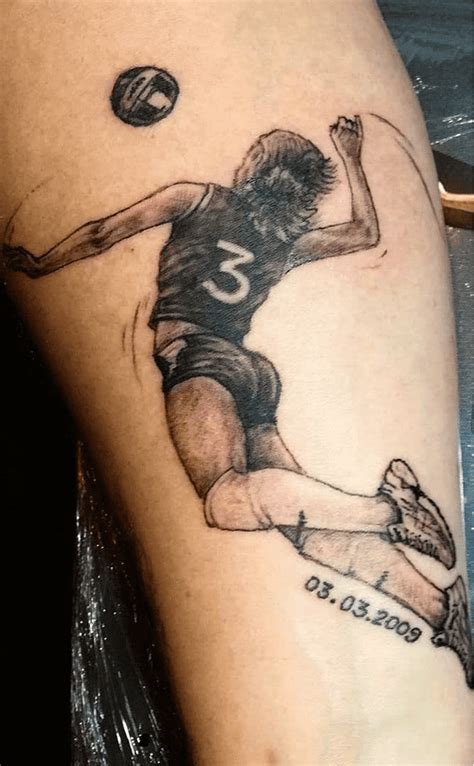 Volleyball Tattoo Design Ideas Images