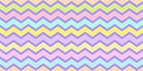 Chevron stripe pattern seamless in pastel color. Zig zag rainbow ...