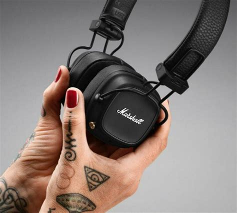 Беспроводные наушники Marshall Major IV, черный — купить в интернет ...