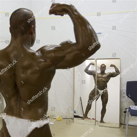 Swiss Heavyweight Bodybuilder Lukas Wyler Poses Editorial Stock Photo