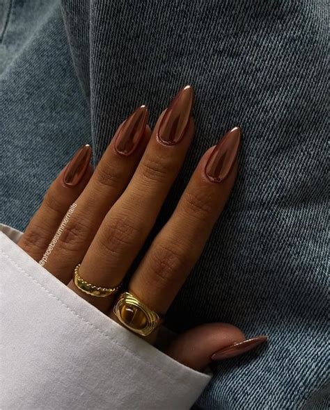 Unha Na Cor Marrom - Unhas decoradas de marrom: 25 inspirações sofisticadas e elegantes para ...