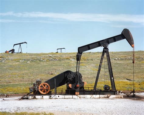 oil pump jacks  stock photo public domain pictures