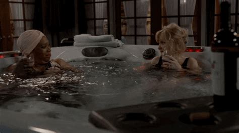 hot tub reaction gif  cbs find share  giphy