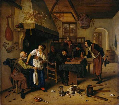 In the Tavern, 1660 - Jan Steen - WikiArt.org