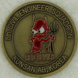 8th Civil Engineer Sq Kunsan AB, Korea Air Force Challenge Coin ...