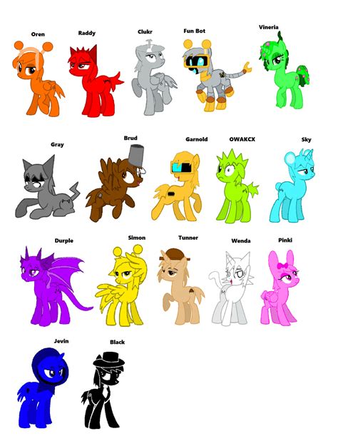 Sprunki in MLP style by MickeyFan32 on DeviantArt