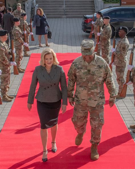 US Army Secretary visits Europe, receives update on Ukraine, reaffirms