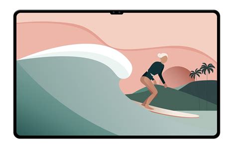 Большой топовый планшет Samsung с вырезом, почти как у iPhone, на ...