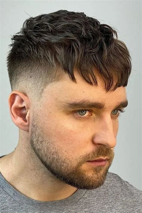 trendy fringe haircuts  men  match  hair type