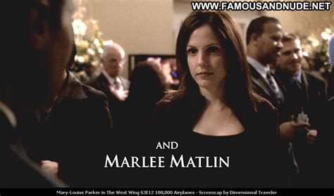 The West Wing Mary-louise Parker Babe Tv Series Beautiful Celebrity Posing Hot