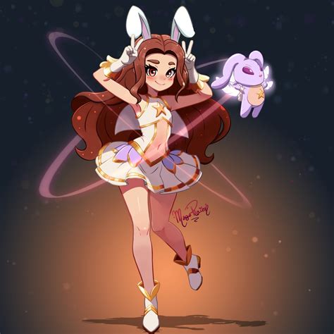 ArtStation - MagoBunny magical girl