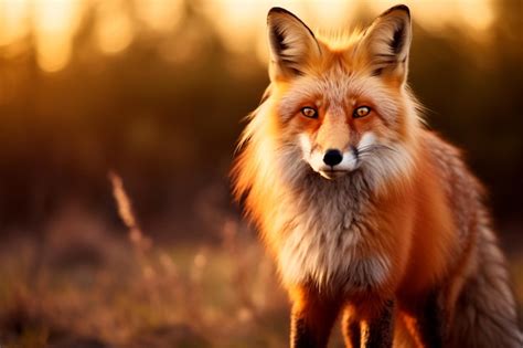 premium photo beautiful fox   forest animal   natural