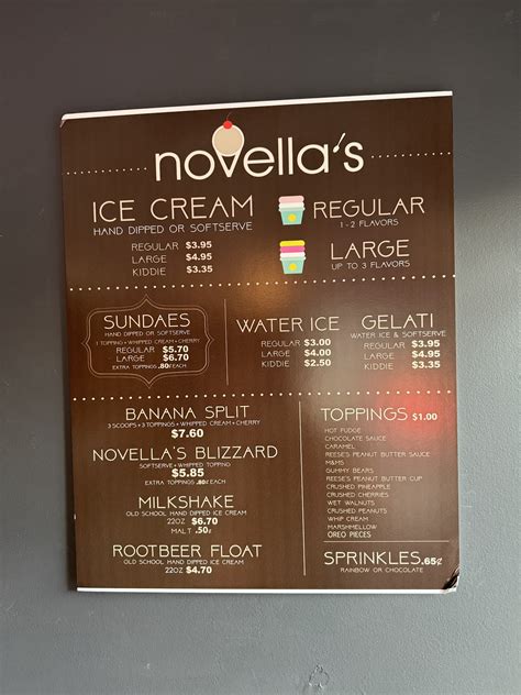 Novellas Creamery, Barrington - Menu, Reviews (25), Photos (21