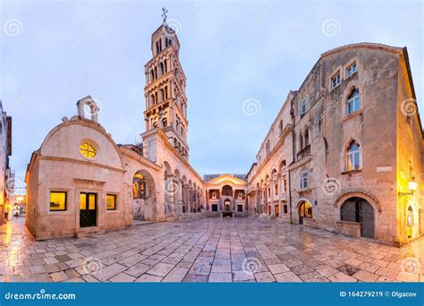 town  split croatia stock image image  city