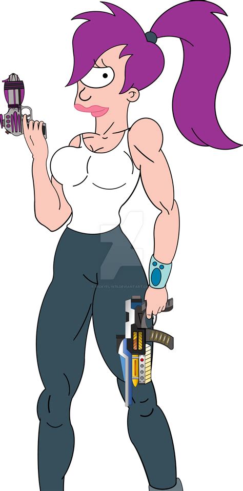 Futurama - Turanga Leela - Armed Dangerous - Com by RickyFL1975 on