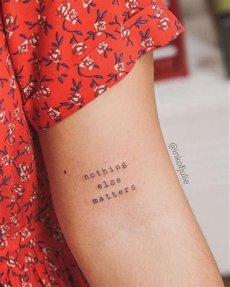 42 Tattoo Quotes that will make you irresistible! | Tiny Tattoo inc.