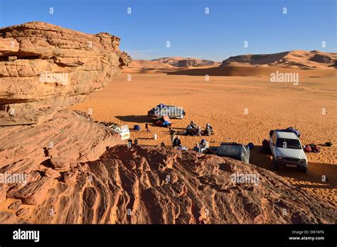 algeria sahara tassili najjer national park tourist camp  moul