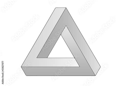 escher triangle stock illustration adobe stock