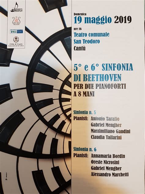 5° e 6° SINFONIA DI BEETHOVEN PER 2 PIANOFORTI – Anna Maria Bordin