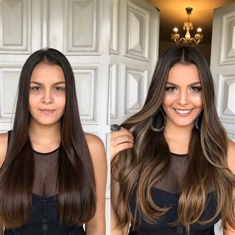 Morena Iluminada Antes E Depois - Hair ️ . . . Aquele antes x depois maravilhoso. Morena iluminada nos ...