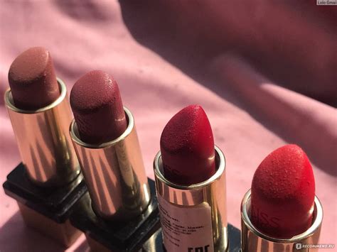Губная помада Guerlain KissKiss Matte - «5 оттенков помад с устаревшей ...
