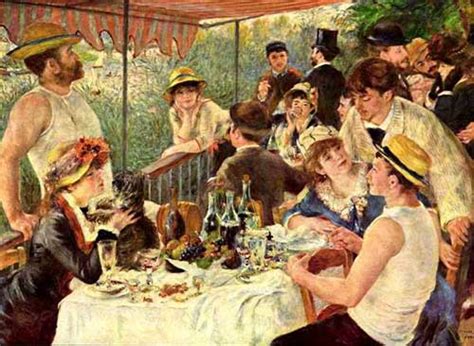 О.Ренуар. "Завтрак гребцов". 1881.