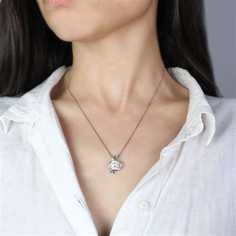 Сребърно колие зодия "Риби" - Silenti Jewelry