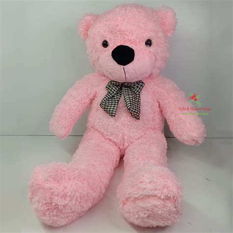 100cm Pink Teddy Bear - Gifts and Flowers Kenya | Same Day Flower ...