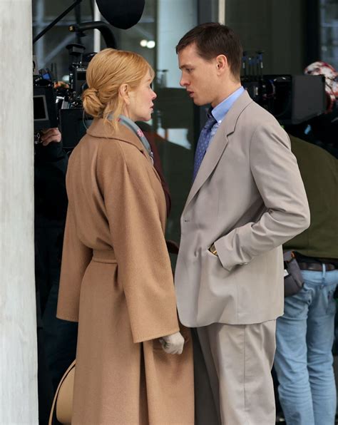 Nicole Kidman and Harris Dickinson - "Babygirl" Movie Set in Downtown