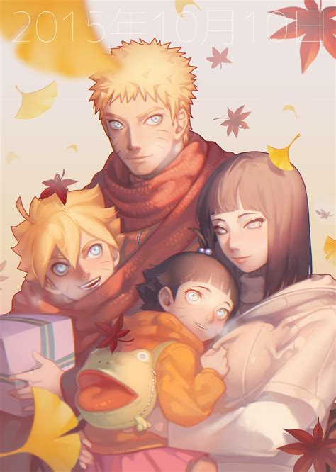 naruto  hinata family