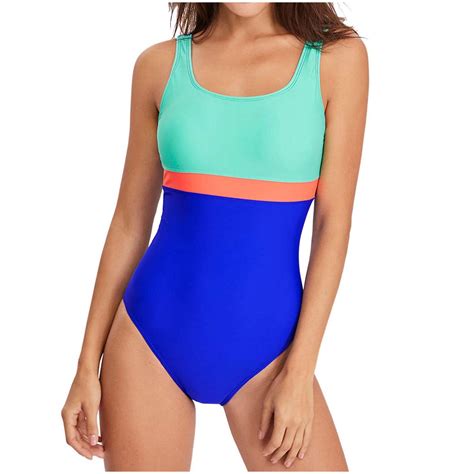 Women Solid Print Bikini One Piece - Push - Up Swimsuit for Beach