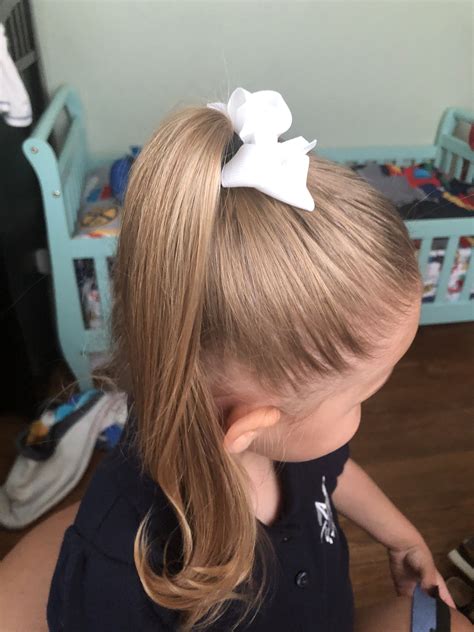 simple kids hairstyles with ponytails 3