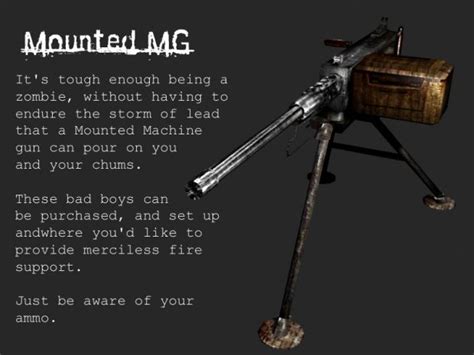 Mounted MG image - Killing Floor mod for Unreal Tournament 2004 - ModDB