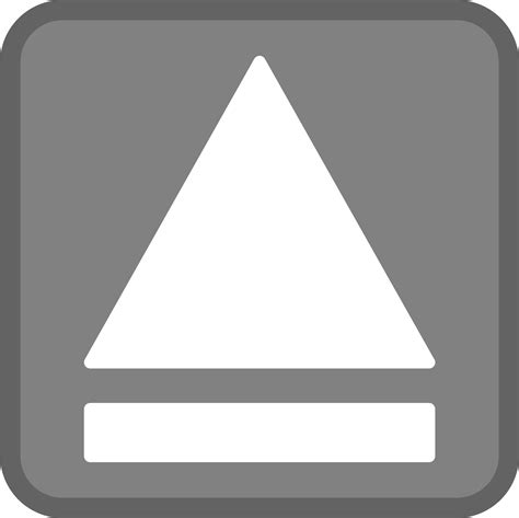 eject symbol vector icon  vector art  vecteezy