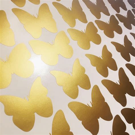 gold butterfly nursery wall stickers quotemywall