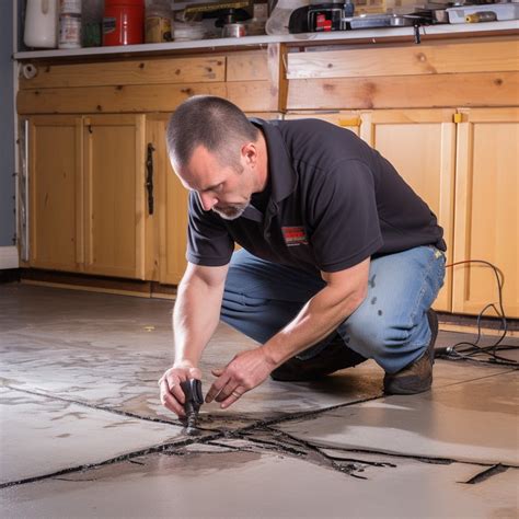how to fix garage floor cracks