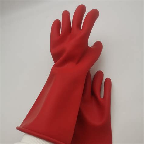 High Quality Latex Class 0 Electrical Insulating Gloves - China
