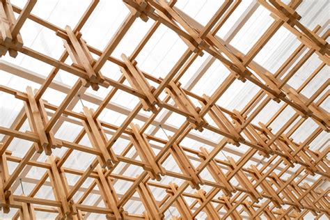 Roofing Attic Construction Indoor. Wooden Roof Frame. Wooden ... 