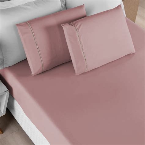 Lencol 400 Fios É Bom - Lençol 400 Fios 3 Peças - Luxo e Conforto para Sua Cama - Casa Dona