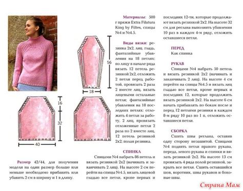 . Свитер цвета тыквы спицами - Вязание - Страна Мам