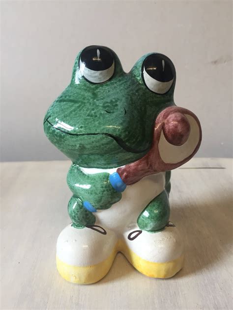 Green Frog Piggy Bank Vintage Frog Money Bank Vintage Green - Etsy