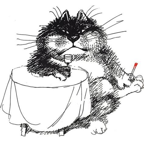 КОТОГРАФИЯ. ЧИЖИКОВ И УСАЧЕВ | Cat drawing, Cat art, Cute art