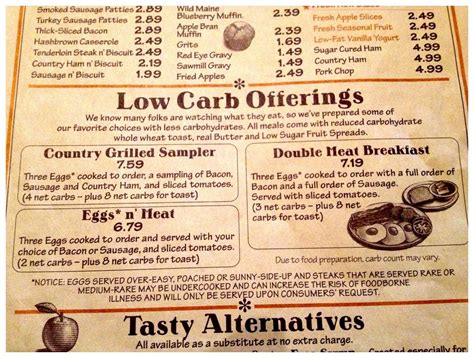 Cracker Barrel Breakfast Menu Prices