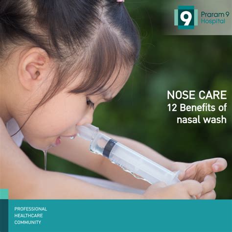 Nose care. 12 Benefits of nasal wash. - Praram 9 Hospital