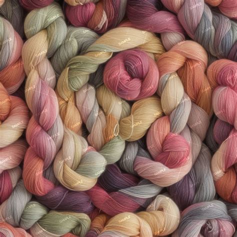 skeins  multicolored yarn  pattern crew