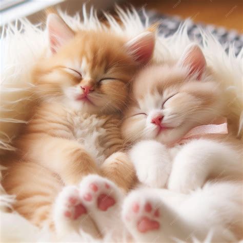 Premium Photo | Cute kitten cuddles