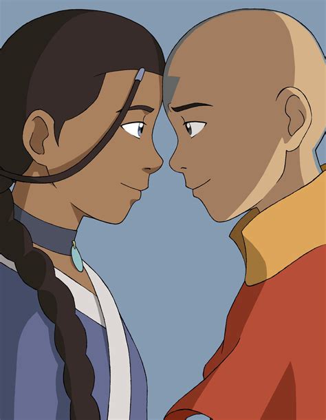 Aang and Katara by BlueDecember89 on DeviantArt